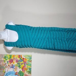 Max Edition Banded Stretch Knit Long Dress